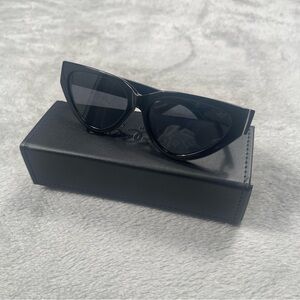 The Gold Gods Thalia Black Cateye Women’s Sunglasses GG23-201 BLK